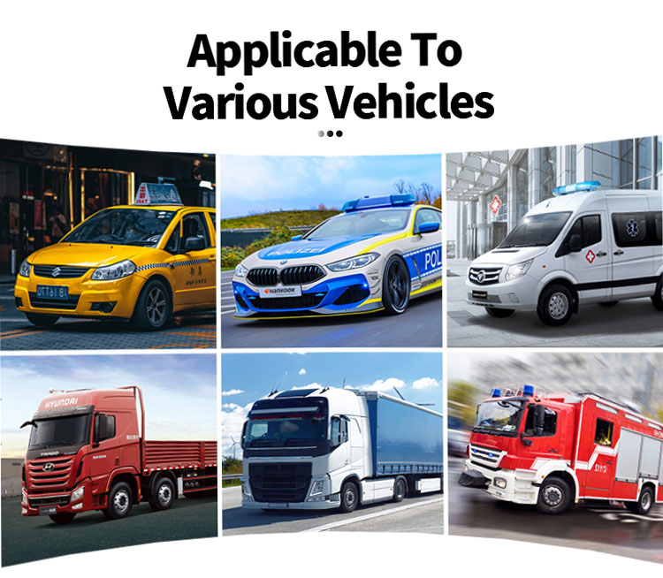 Telematics applicable to all vehicle types — taxi, police, ambulance, trucks, fire